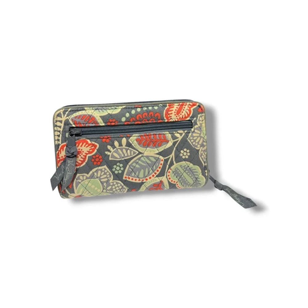 Vera Bradley Nomadic Floral Quilted Turnlock Wallet‎ Accordion Organizer Clutch